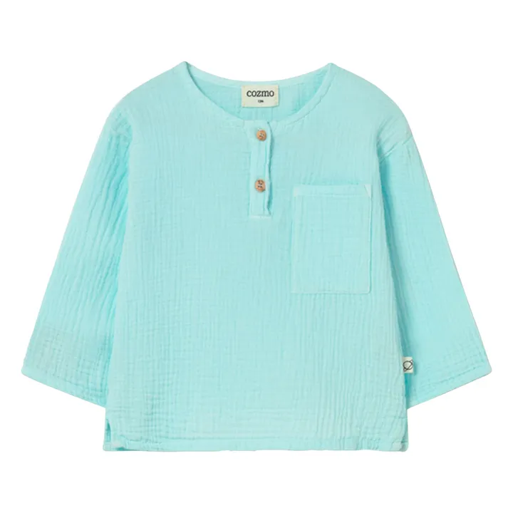 Kurta Iago Gasa de algodón | Agua- Imagen del producto n°0