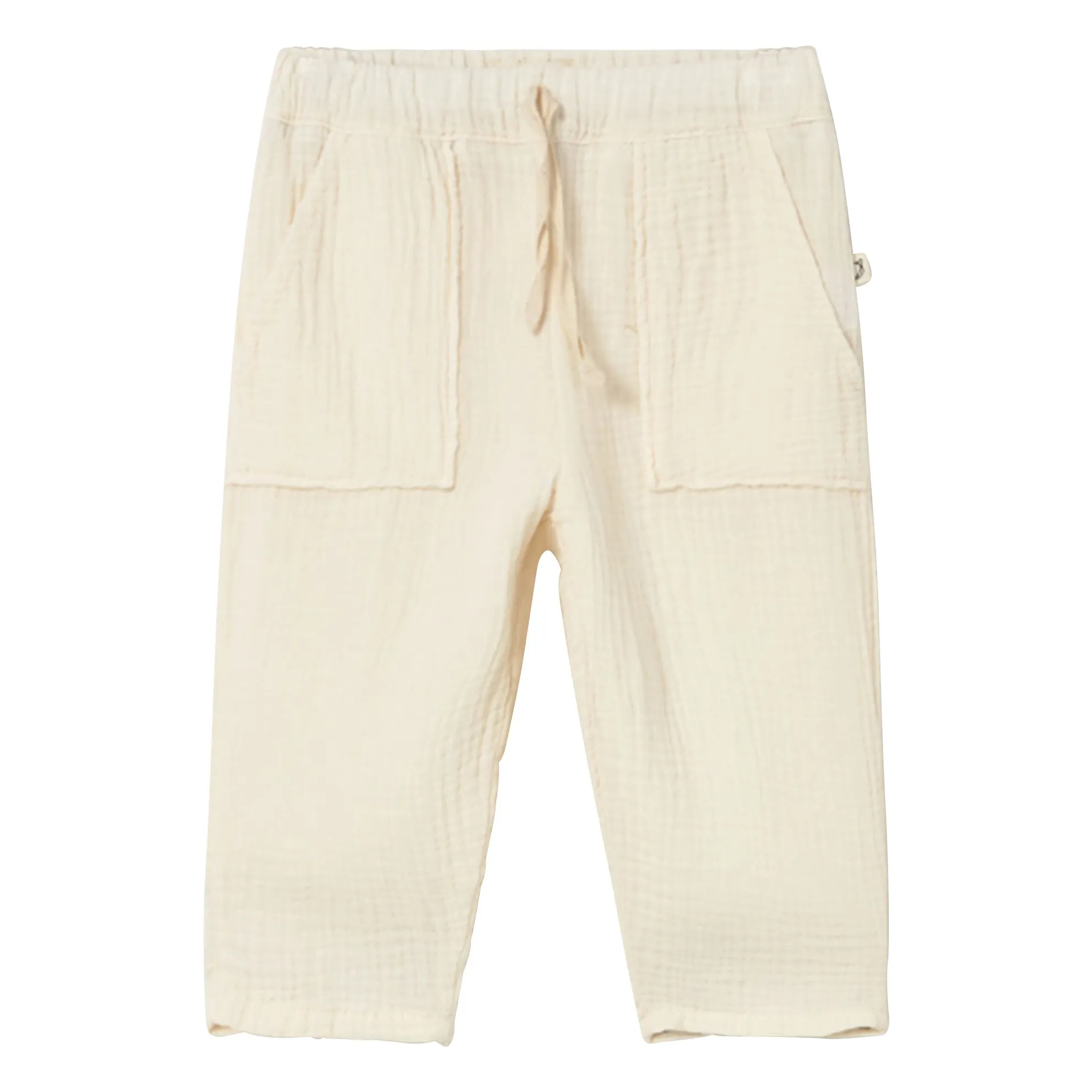 Cozmo Ivory Mario Cotton Gauze Pants