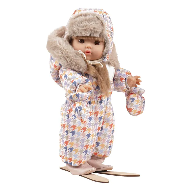 Vestaire poupée - Slalom hat and mittens set