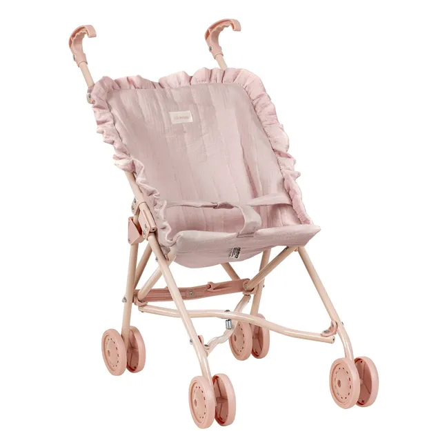 Poussette pour poupée gaze de coton