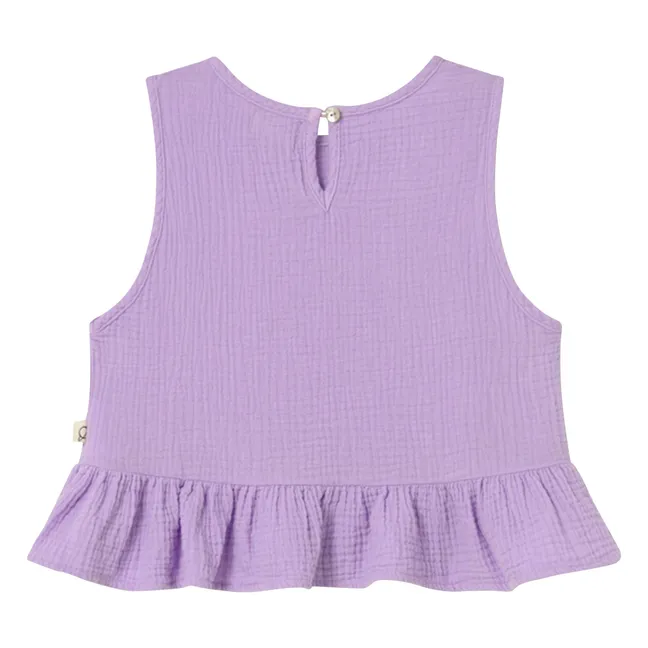 Top Blair Gaze de Coton | Lavande