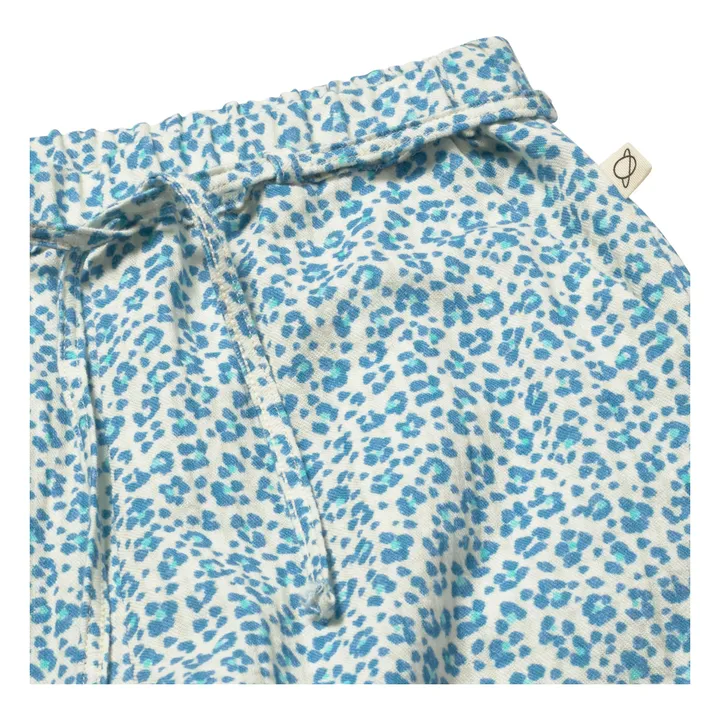 Pantalones de leopardo Bella | Azul Turquesa- Imagen del producto n°3