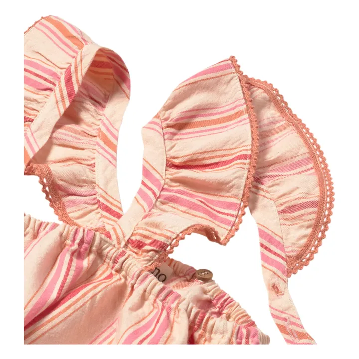 Top de rayas Ava Algodón orgánico | Rosa- Imagen del producto n°5