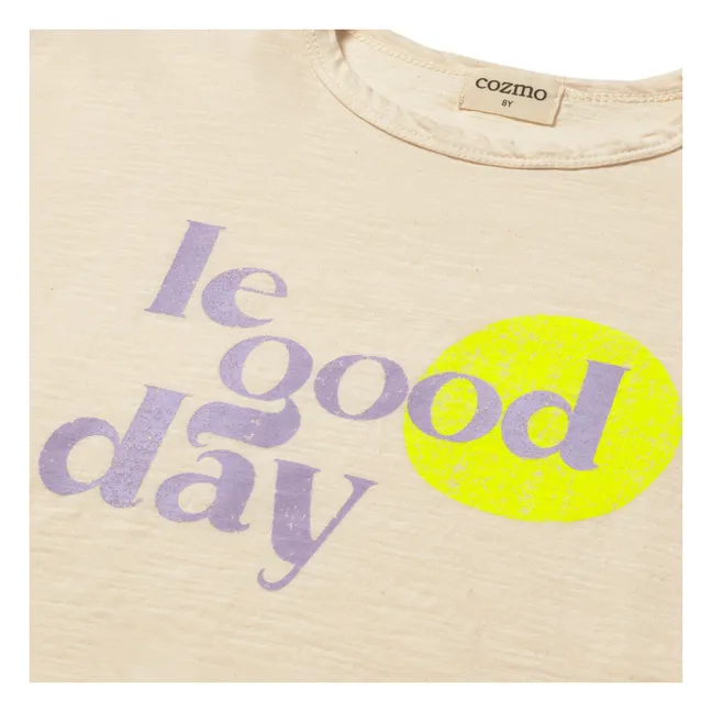 T-shirt Aura Le Good Day | Ivoire