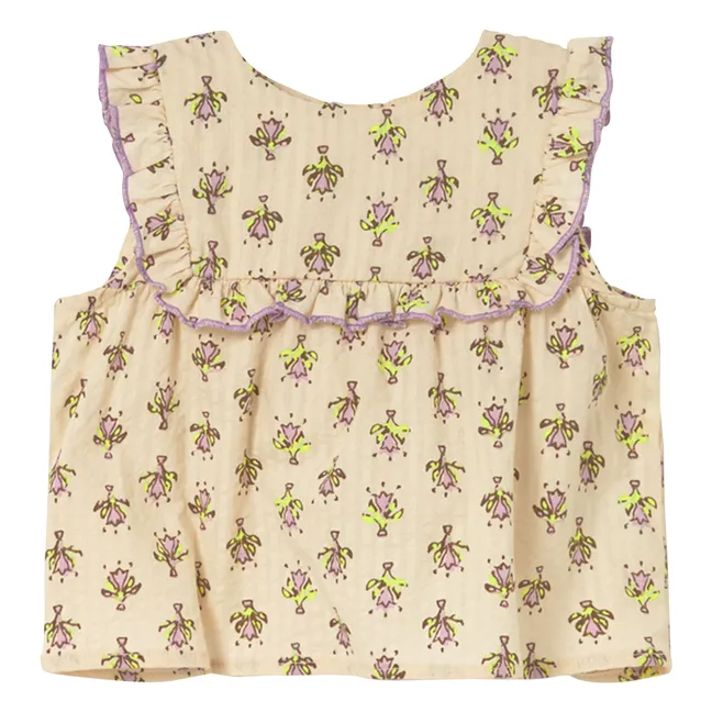 Top de algodón orgánico Ari Fleuri | Lavanda