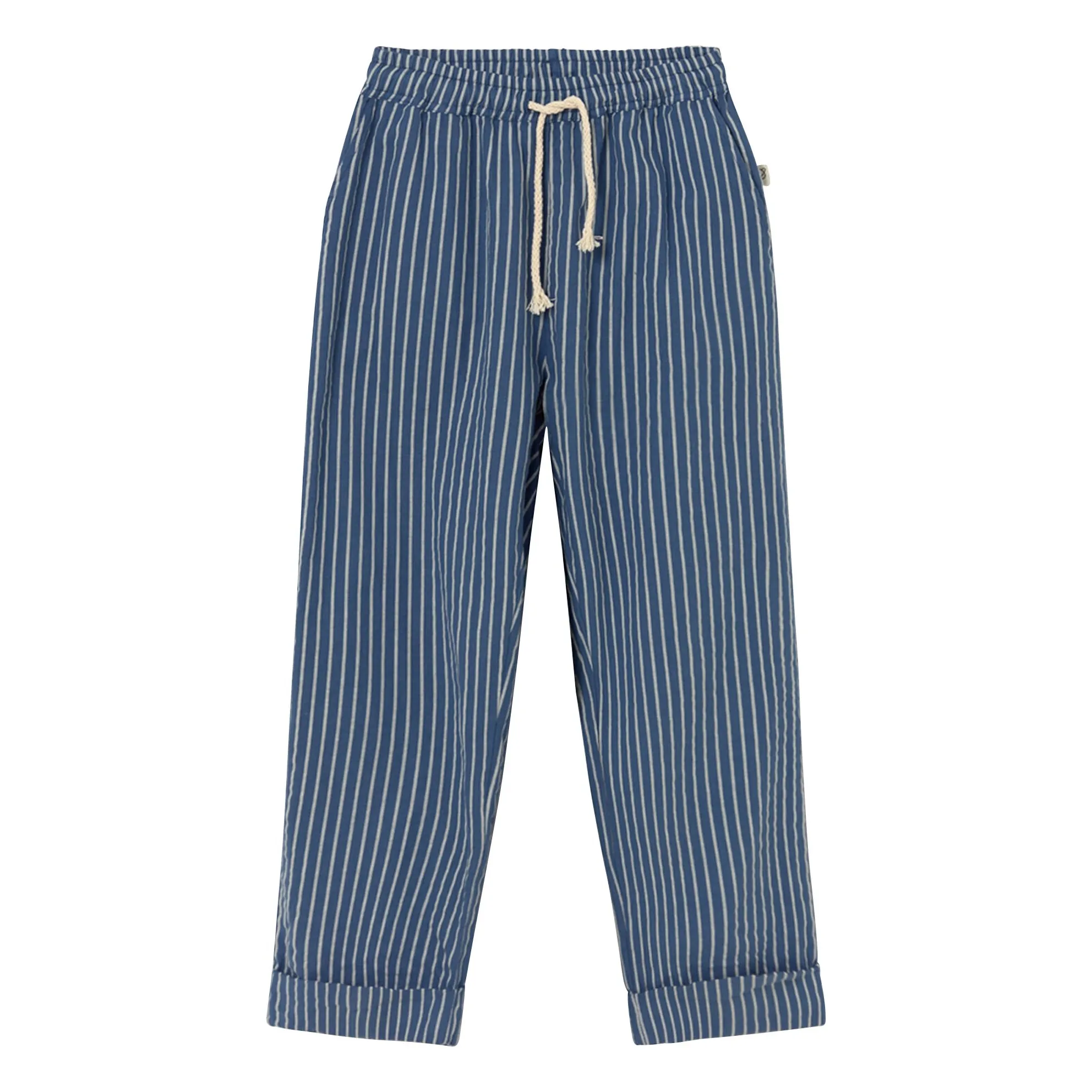 Cozmo Navy Blue Striped Aero Pants