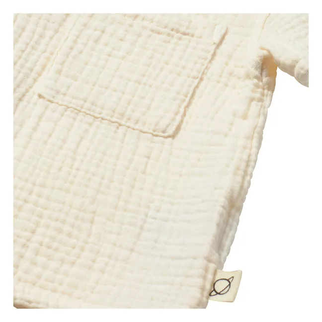 Abel Cotton Gauze Shirt | Ivory