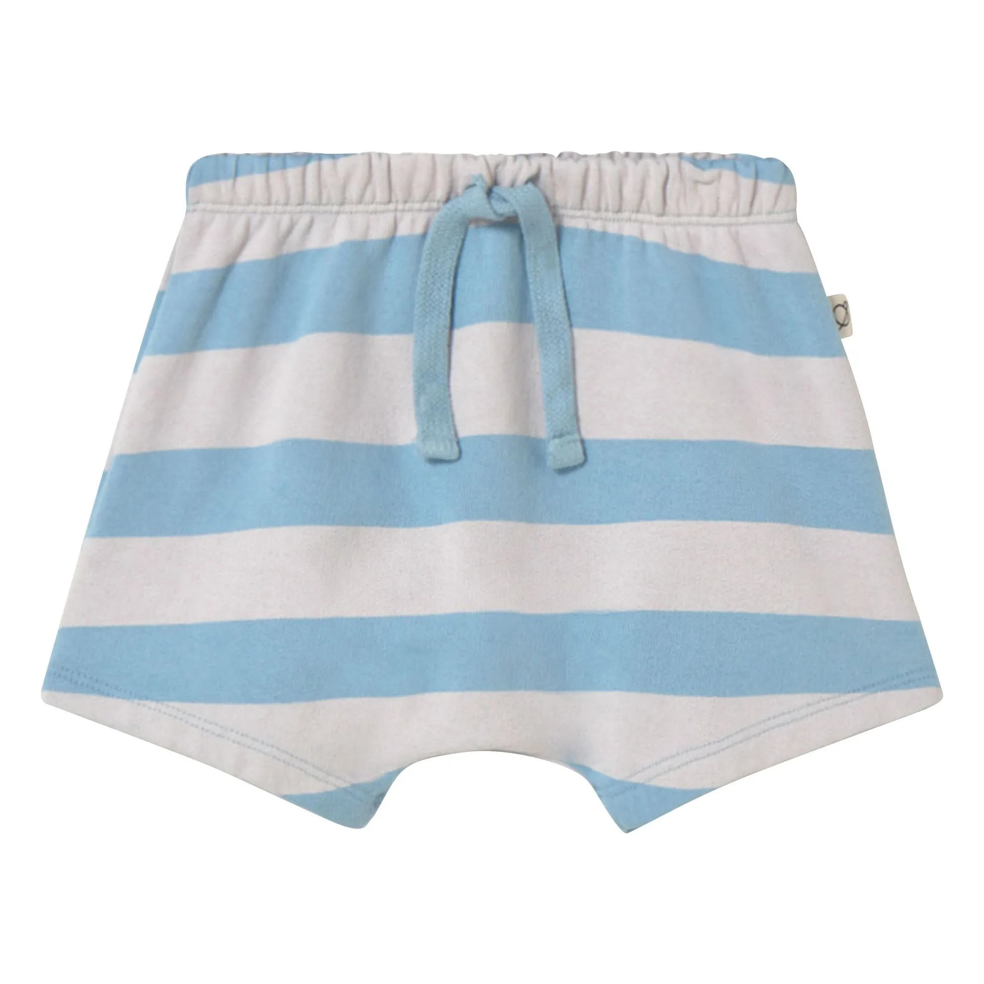 Cozmo Light Blue Cali Striped Shorts