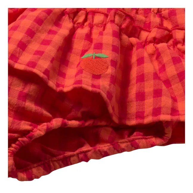 Bloomer Coral Carreaux | Rouge