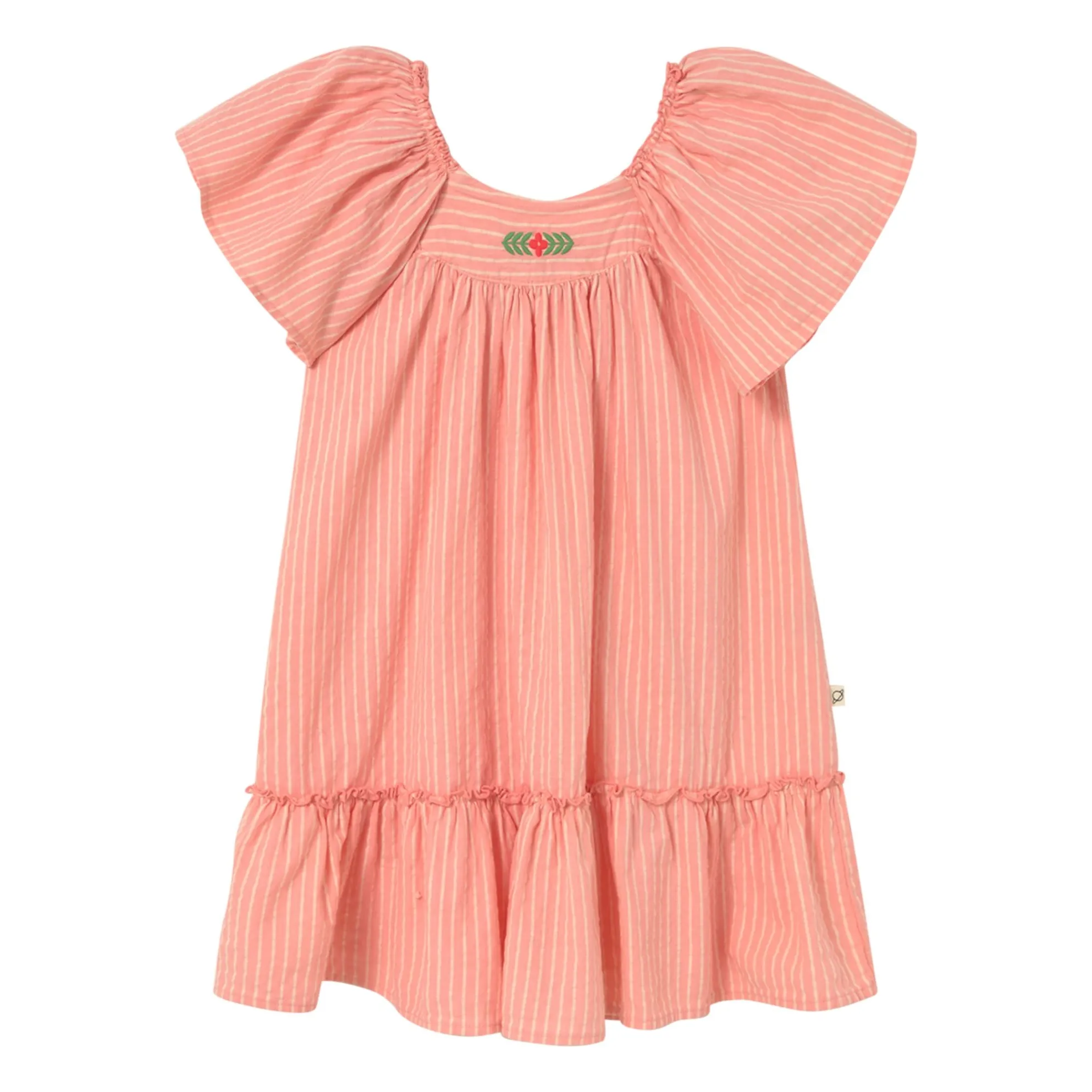 Cozmo Pink Clavel Striped Dress