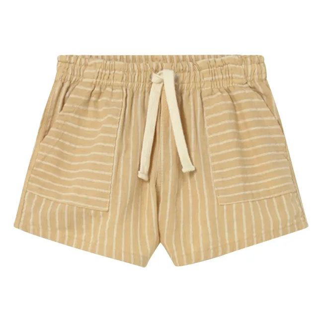 Short Ciro Rayé Bébé | Sable