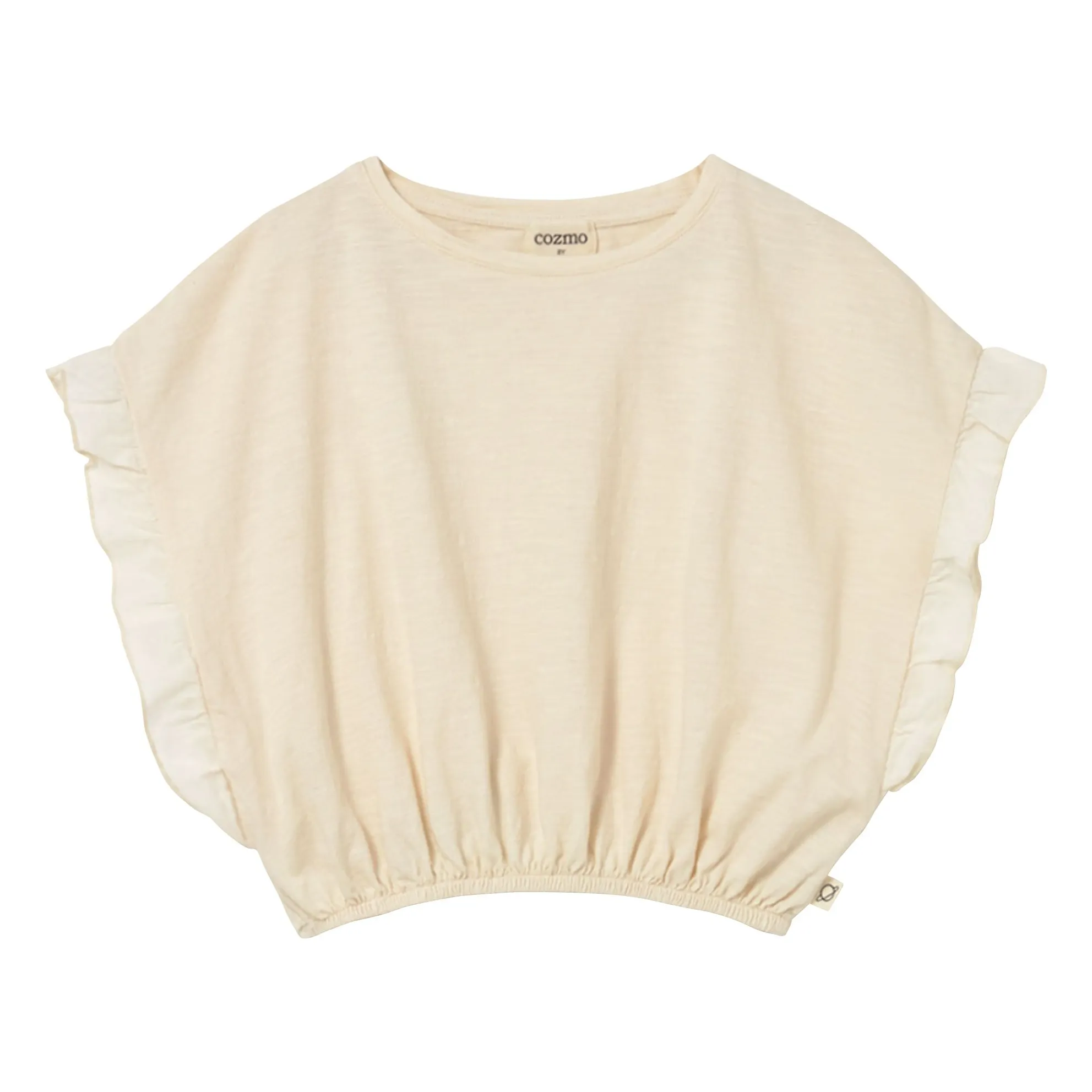 Cozmo Ivory Iris Volants T-Shirt