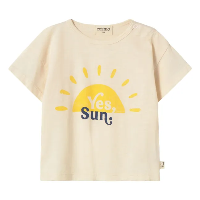 T-shirt Ian Soleil | Ivoire