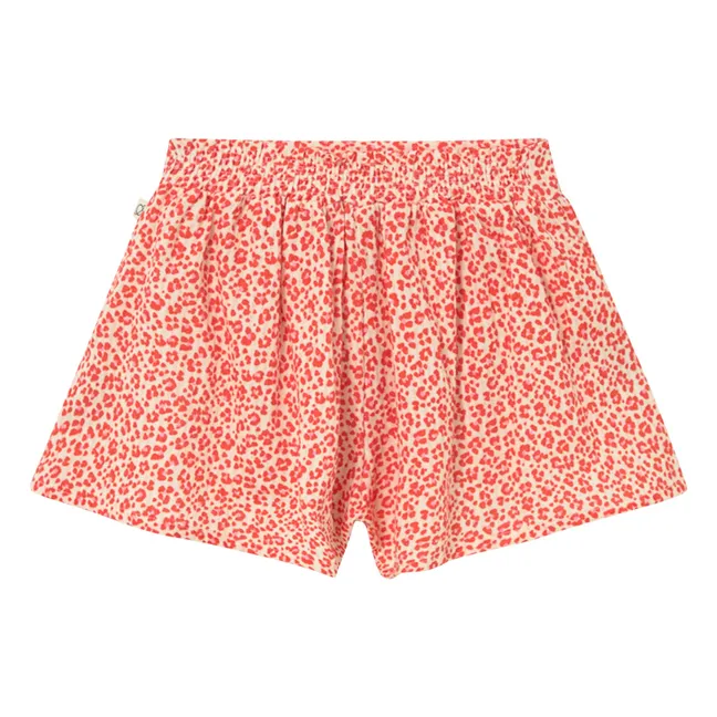 Short Flor Léopard | Rouge