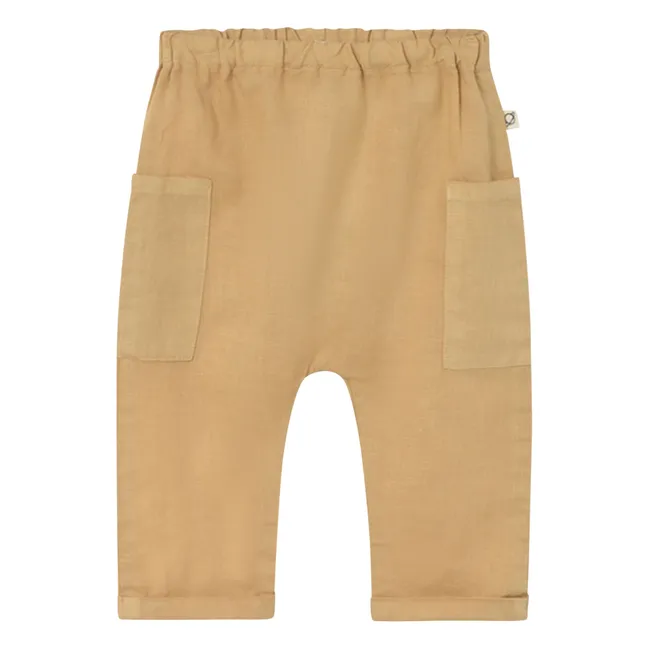 Evan Linen Pants | Sand