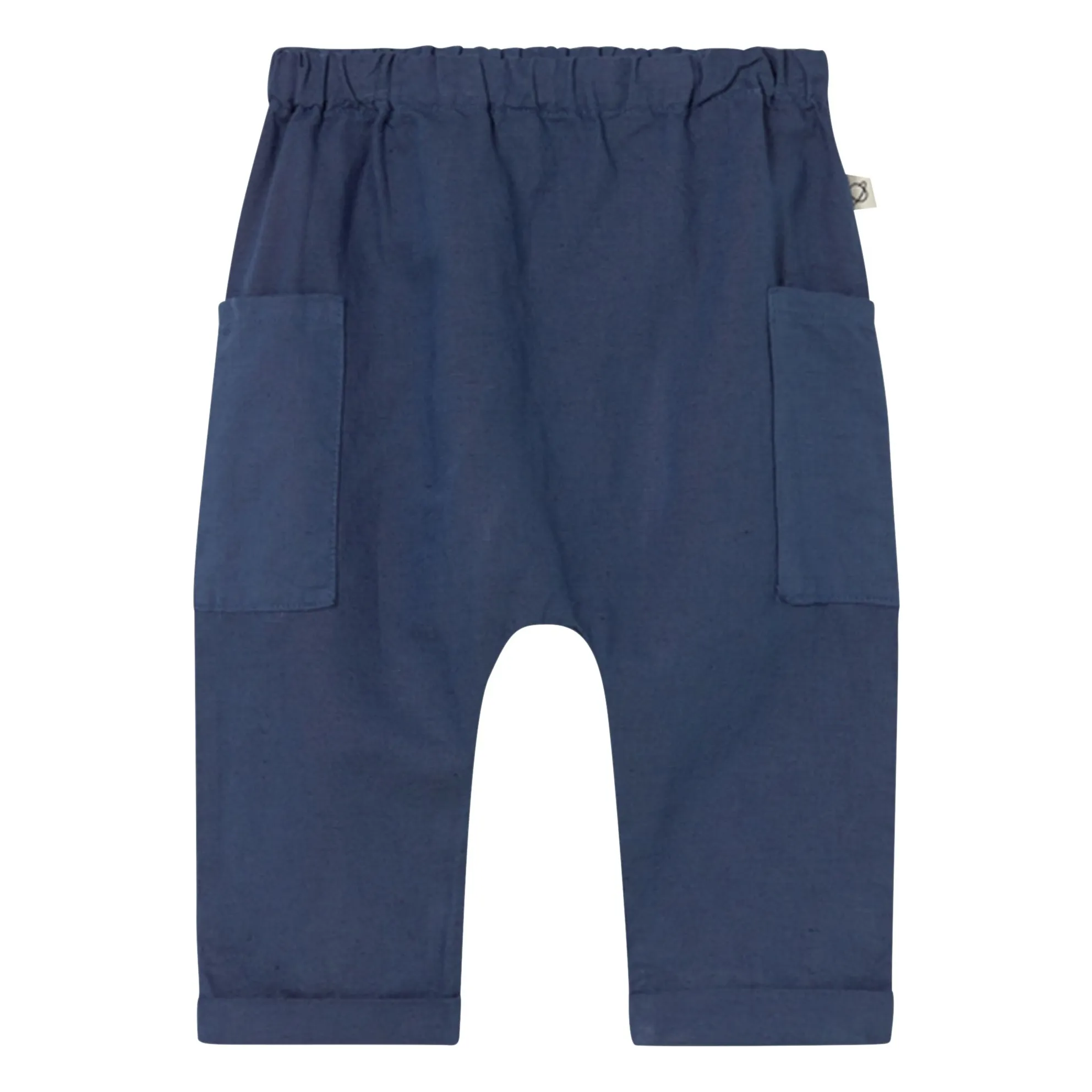 Cozmo Navy Blue Evan Linen Pants