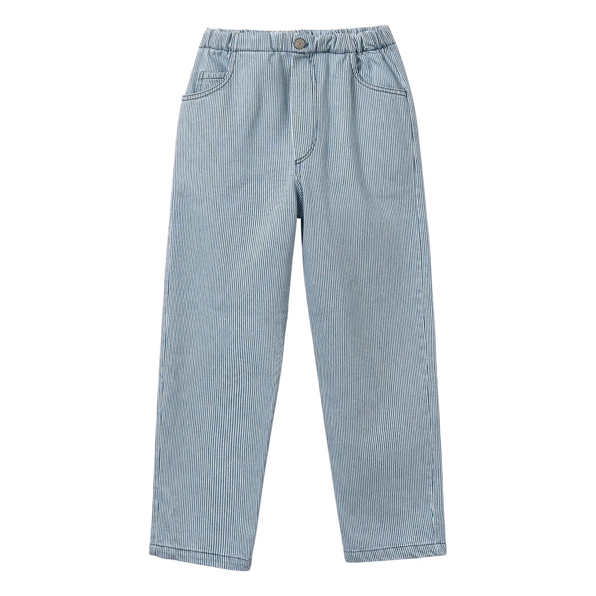 Cozmo Light Blue Jean Echo Rayé