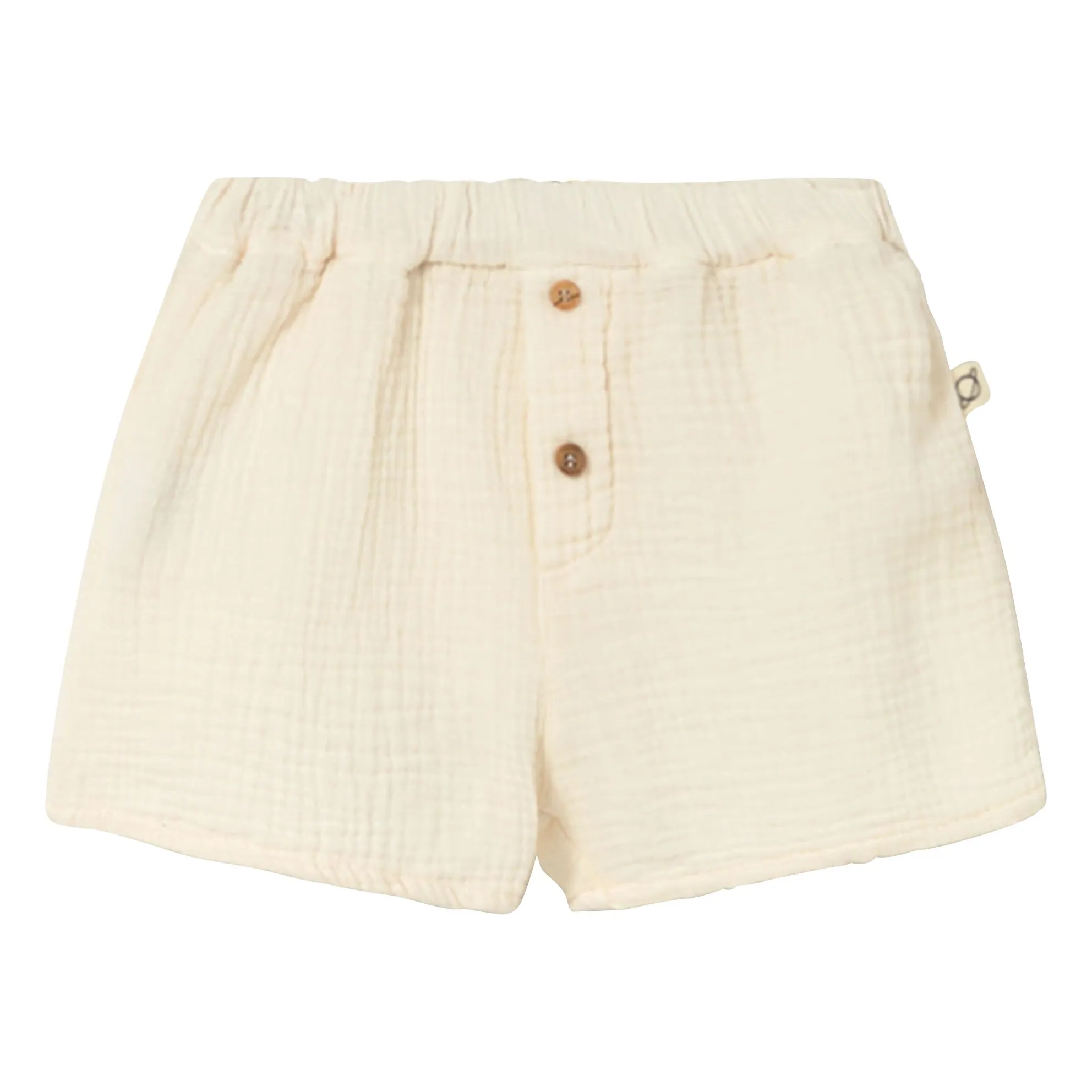 Short Dale Gaze de Coton | Ivoire- Image produit n°0