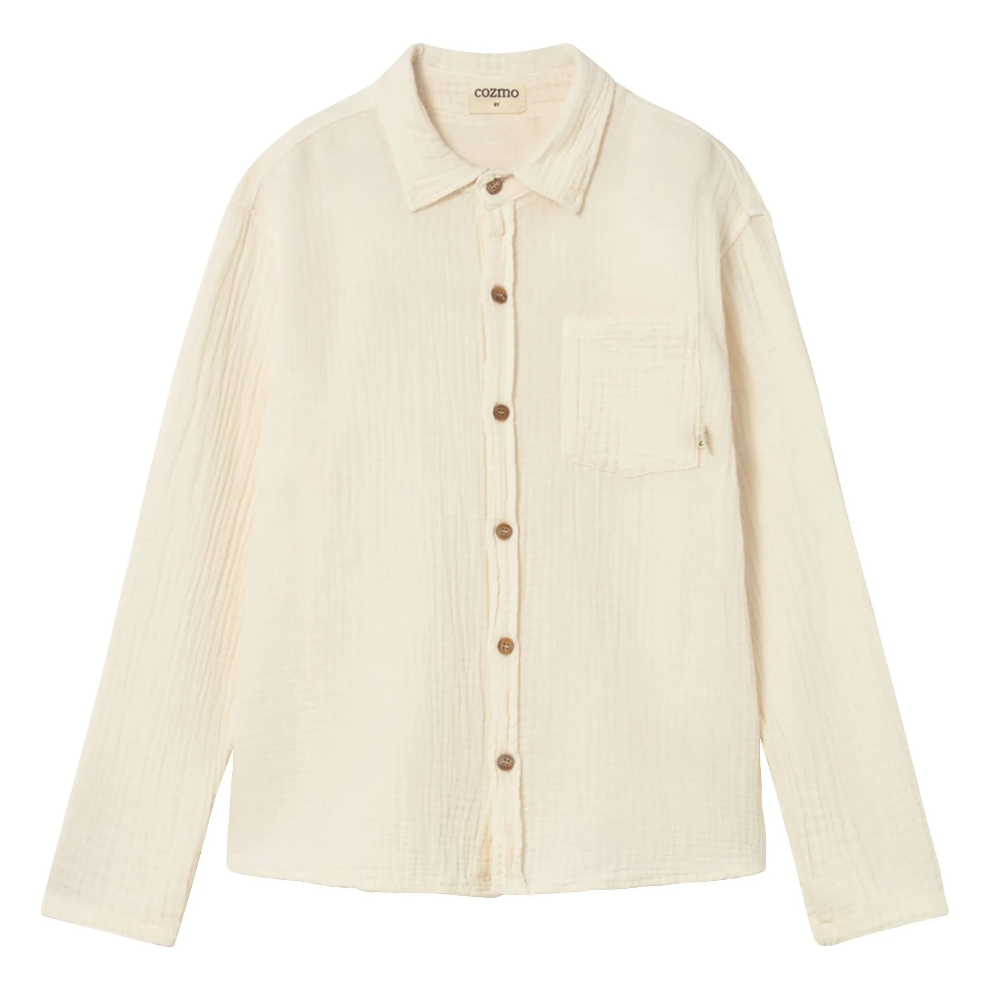 Cozmo Ivory Peter Cotton Gauze Shirt