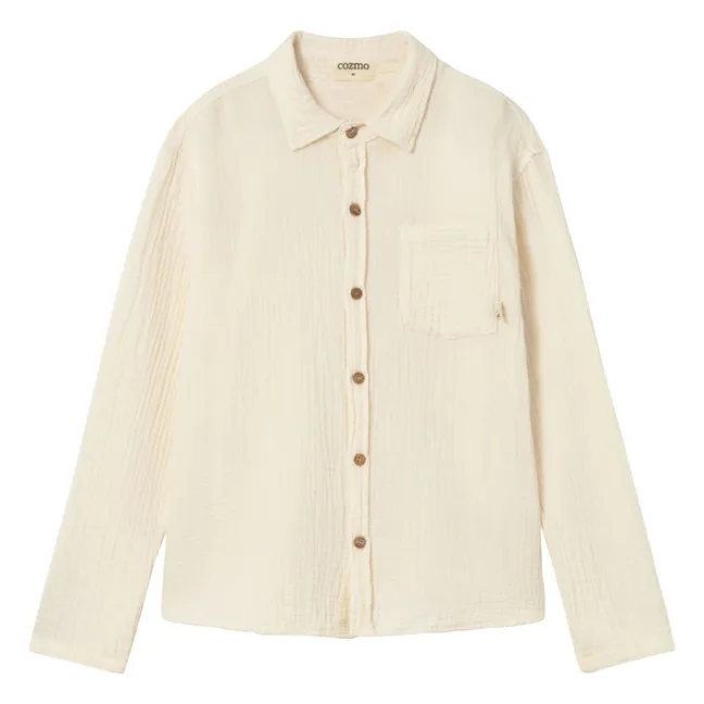 Chemise Peter Gaze de Coton | Ivoire