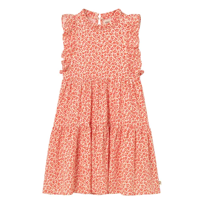 Perla Leopard Dress | Red