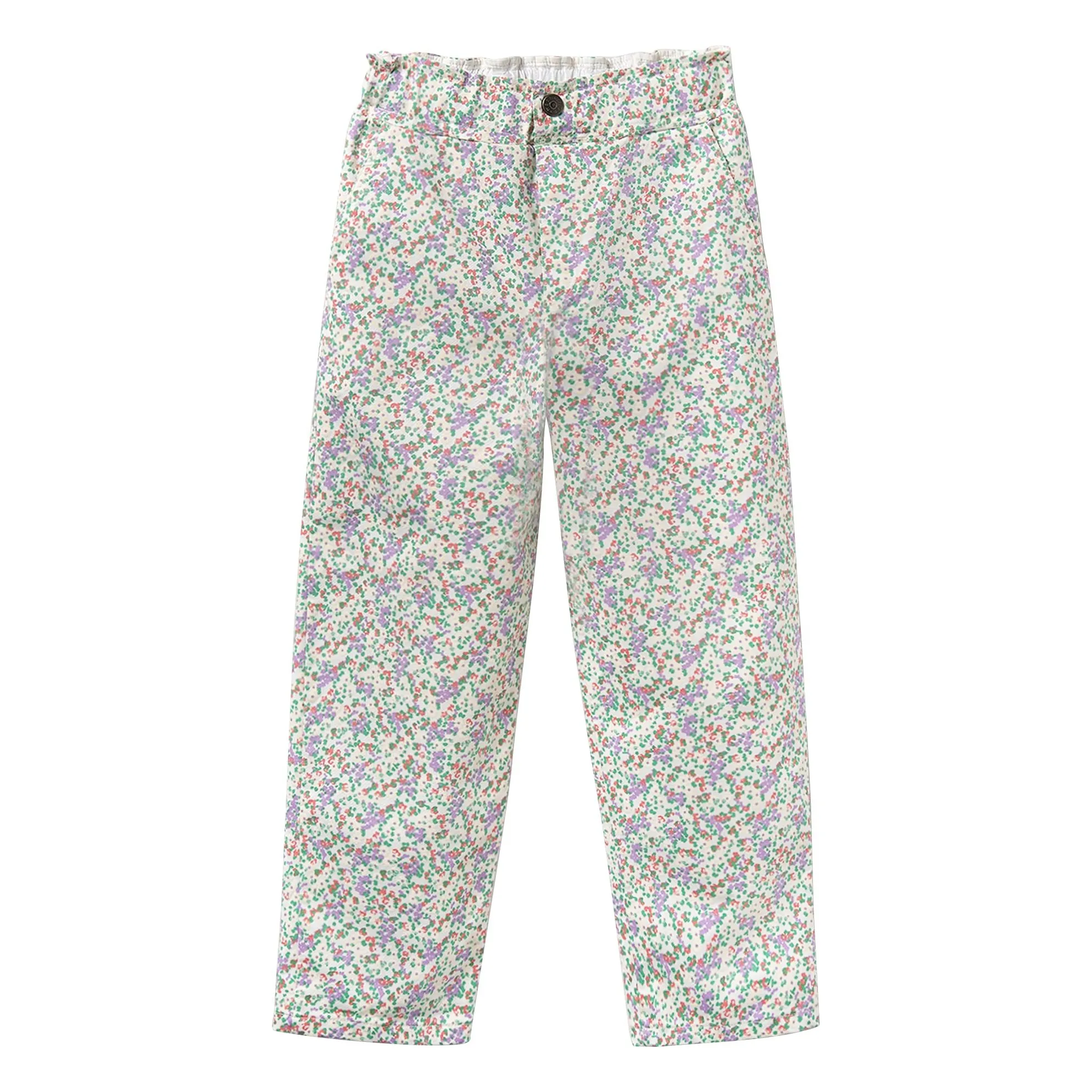 Cozmo Ecru Paola Fleuri Pants