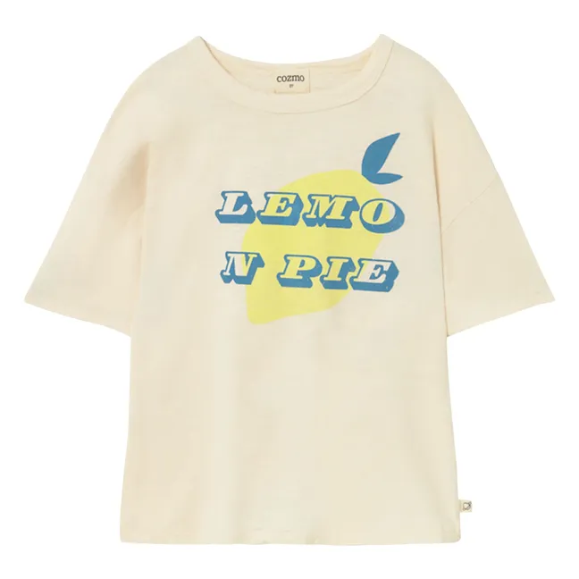 T-shirt Olmo Citron | Ivoire
