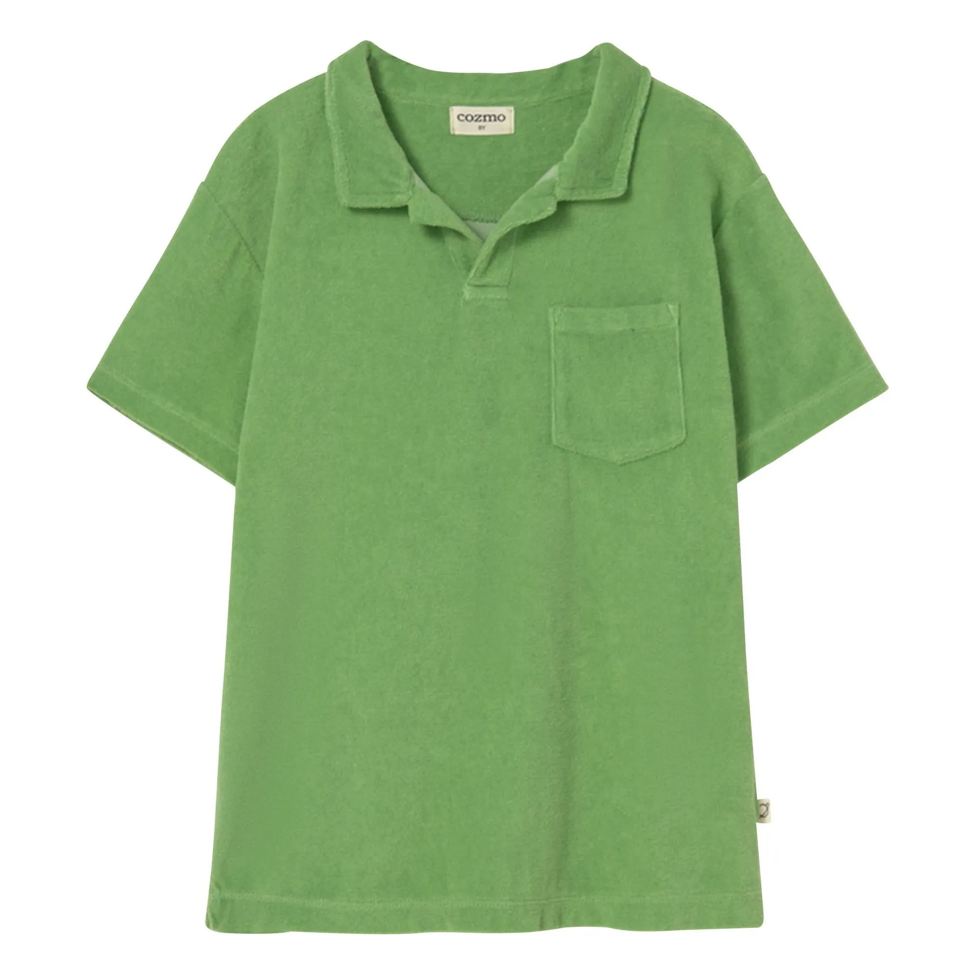 Polo Mael Eponge | Vert prairie- Image produit n°0