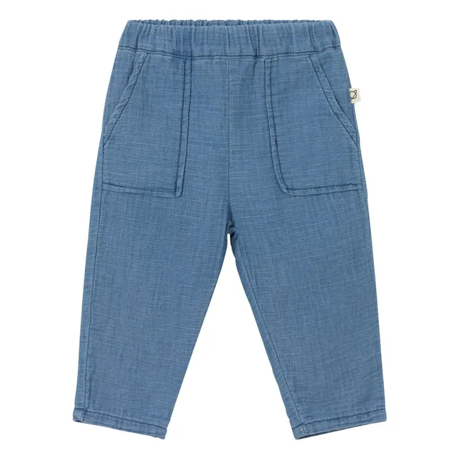 Pantalon Denim Mario Gaze de Coton | Bleu