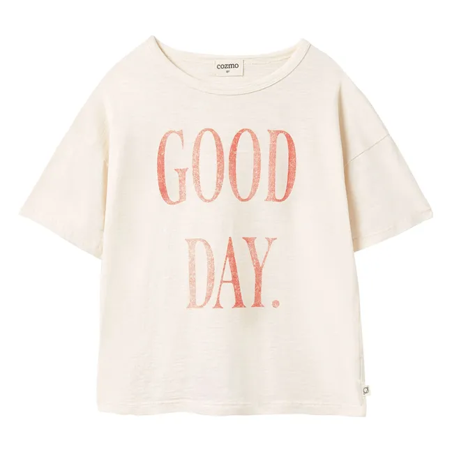 Camiseta Jon Good Day | Marfil
