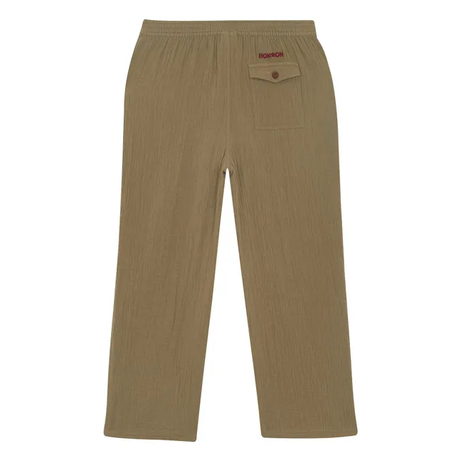 Pantalon Nils Gaze de Coton | Khaki