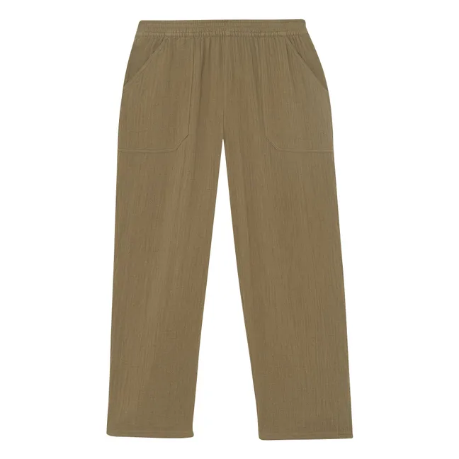Pantalon Nils Gaze de Coton | Khaki