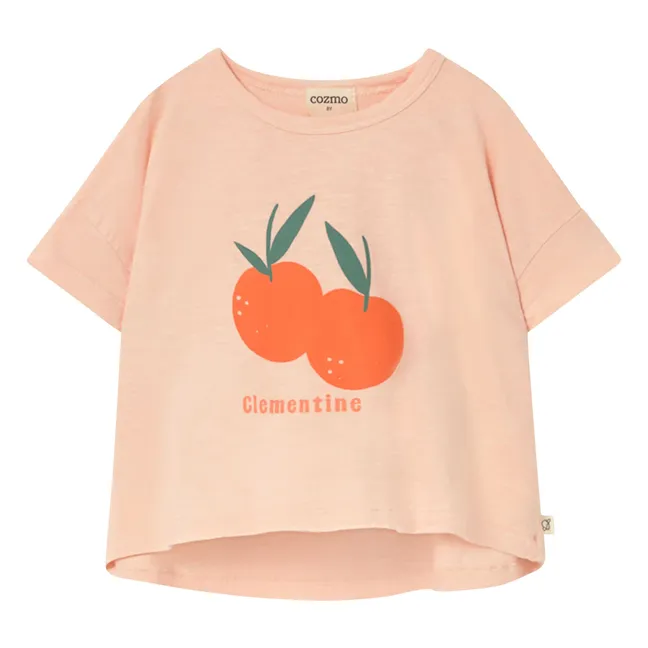 T-shirt Syra Clémentine | Rose poudré