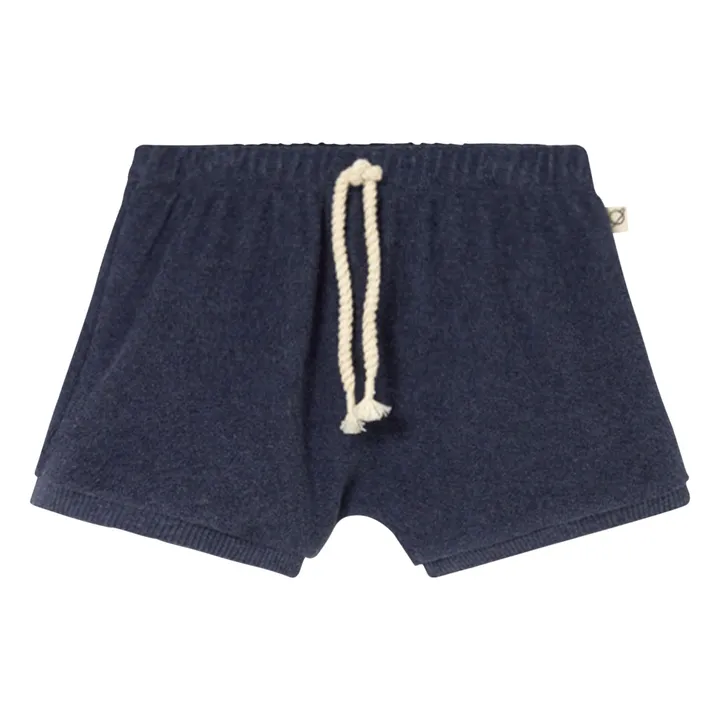 Pantalones cortos de rizo Rowan | Azul abismo- Imagen del producto n°0