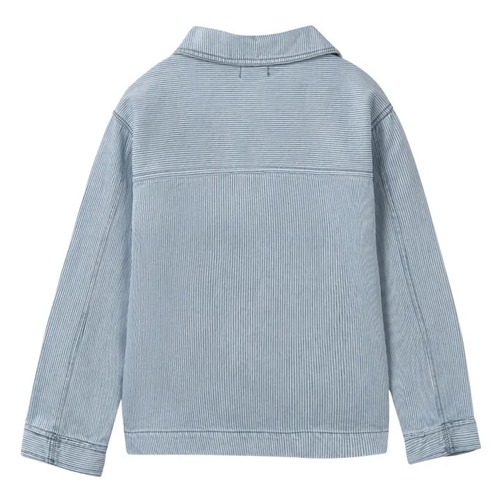 Sobrecamisa Denim Ridge Stripe | Azul Claro- Imagen del producto n°3