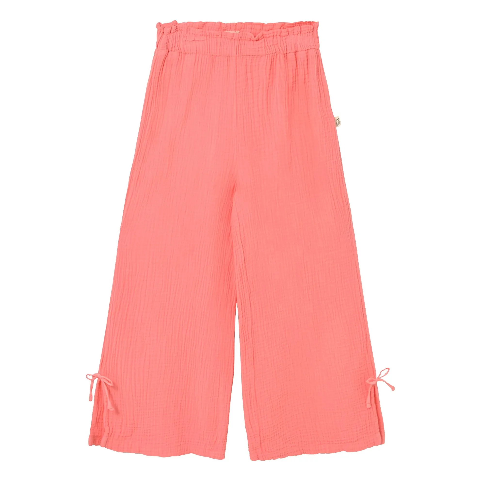 Cozmo Coral Purple Cotton Gauze Pants