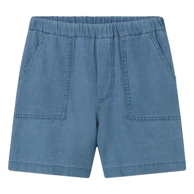 Denim Wolf Bermuda shorts | Blue