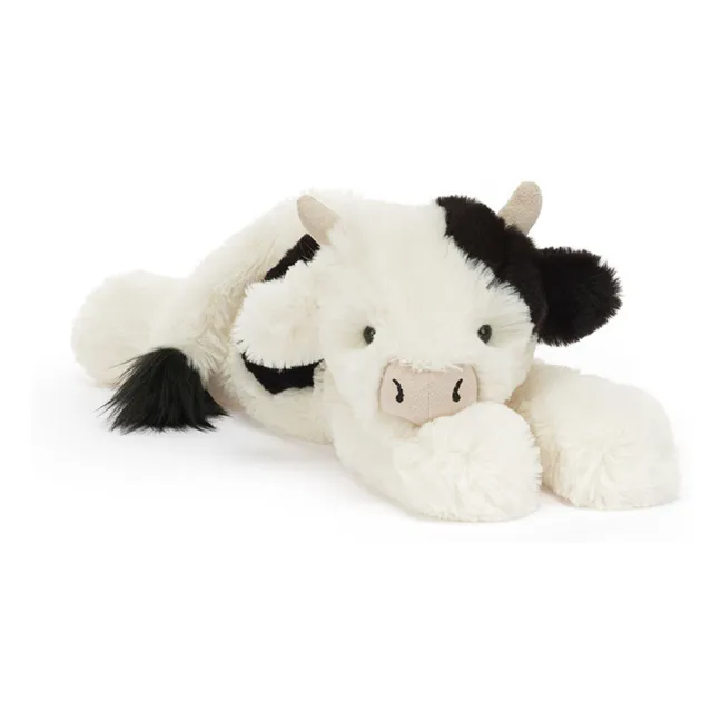 Elongated cow plush