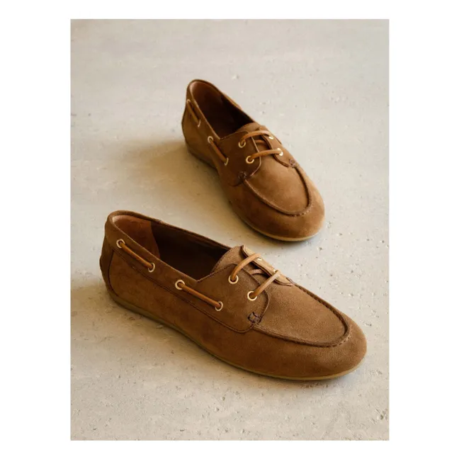 Chaussures Bateau Betsy Suède | Camel