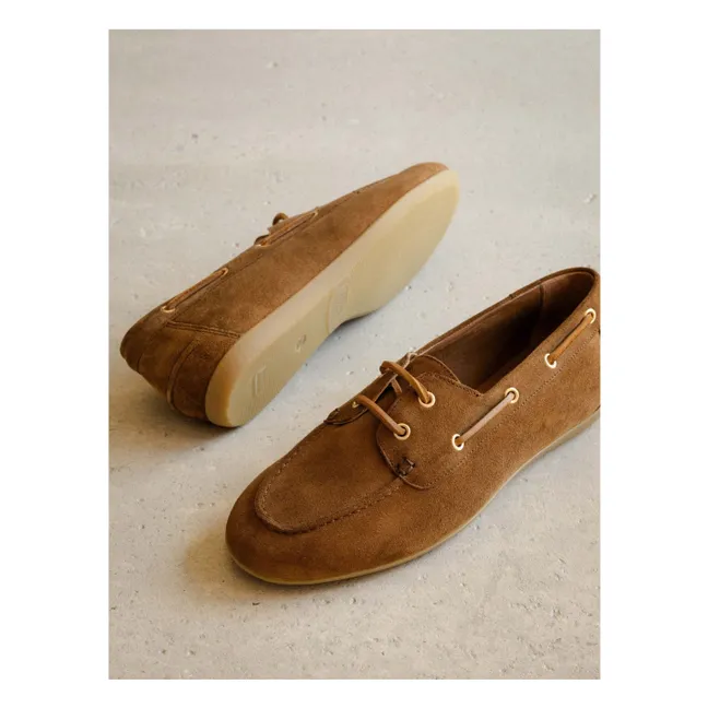 Chaussures Bateau Betsy Suède | Camel