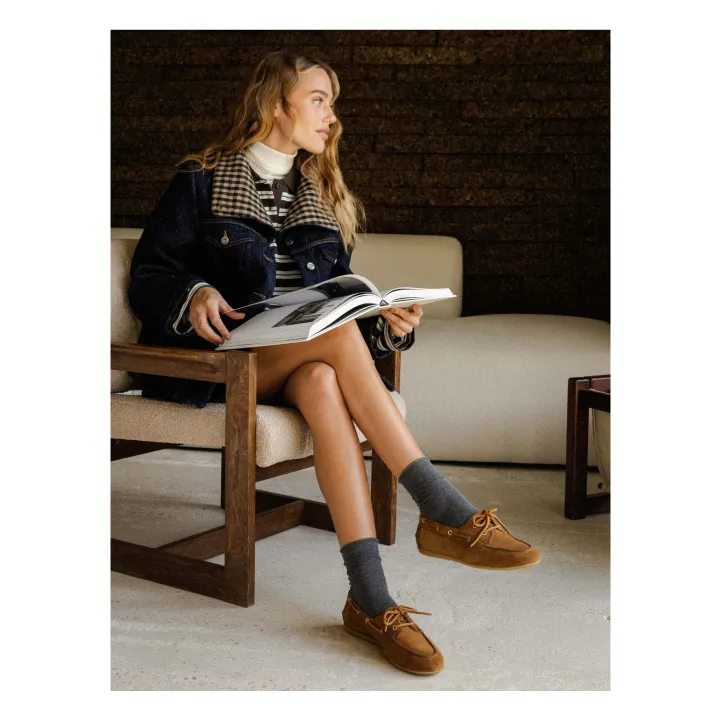 Chaussures Bateau Betsy Suède | Camel- Image produit n°2
