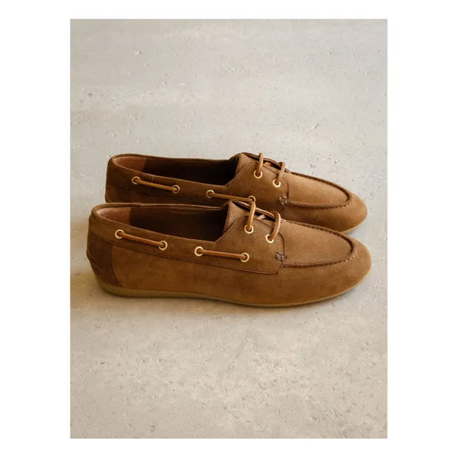 Chaussures Bateau Betsy Suède | Camel