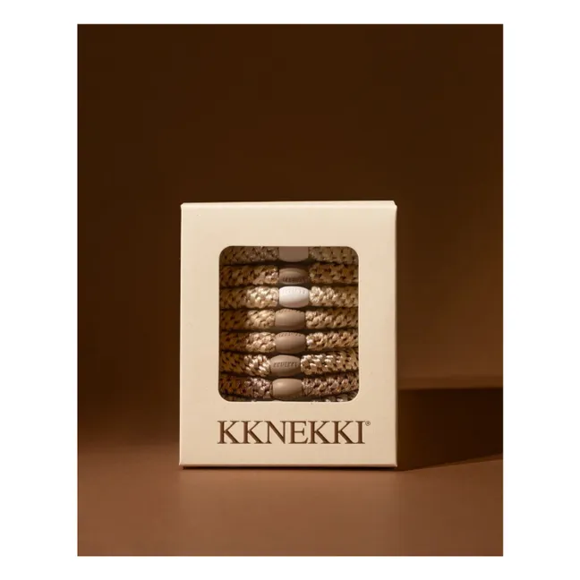 Set de 8 coleteros Kknekki Nude Edition | Natural