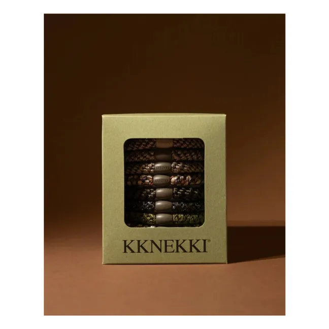 Set de 8 coleteros Kknekki Army Edition | Kaki