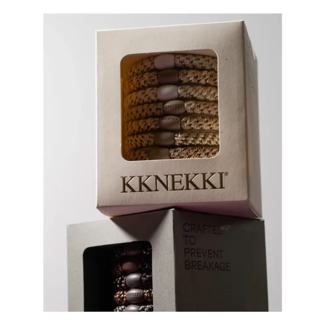 Set de 8 coleteros Kknekki Nude Edition | Natural