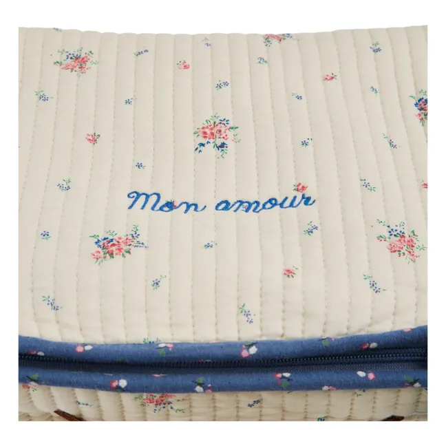 Petite valise de rangement Pâquerette | Blanc