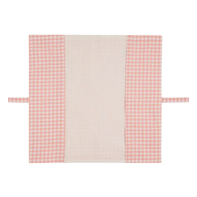 Vichy family record book cover | Pink