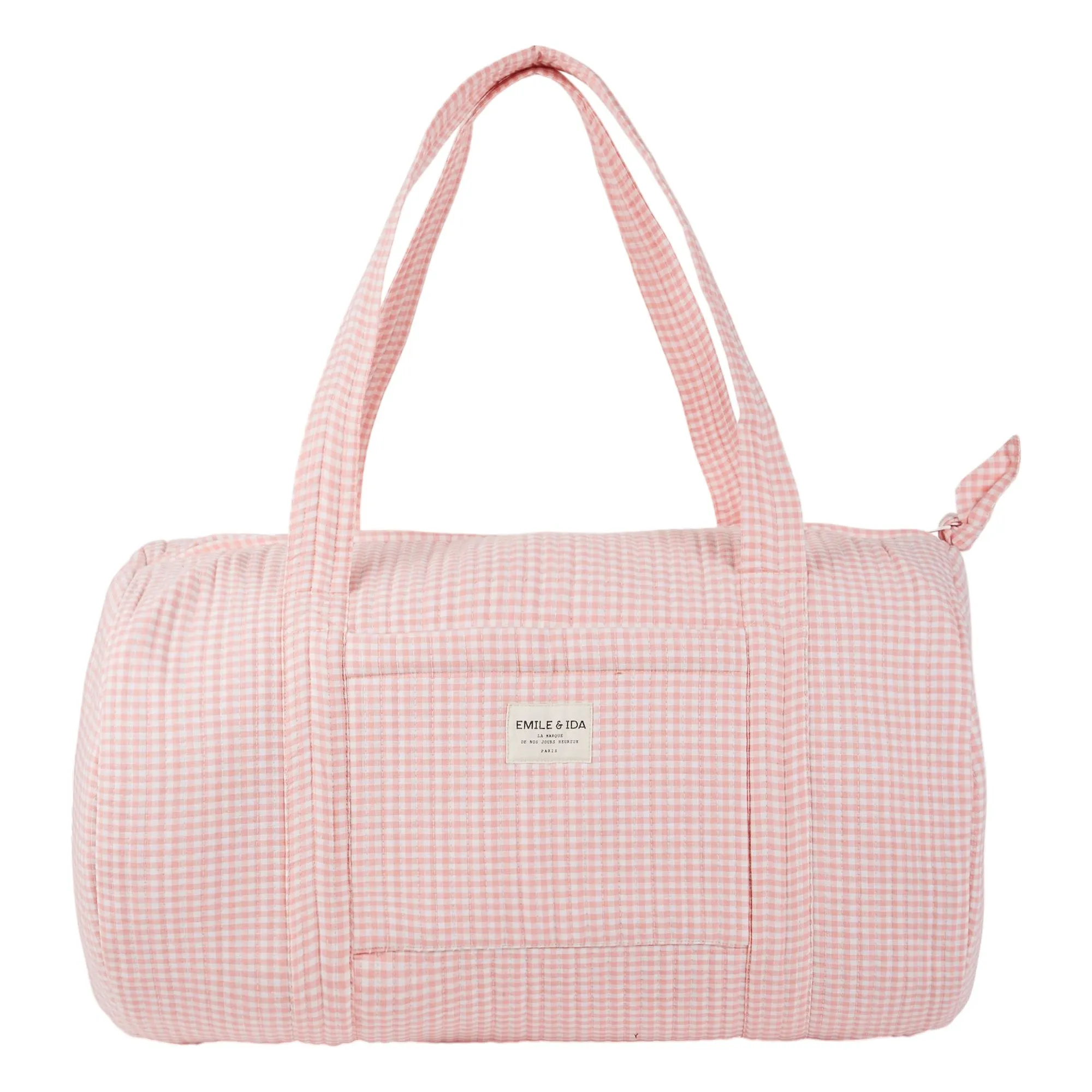 Emile Et Ida Pink 24H Vichy Bag