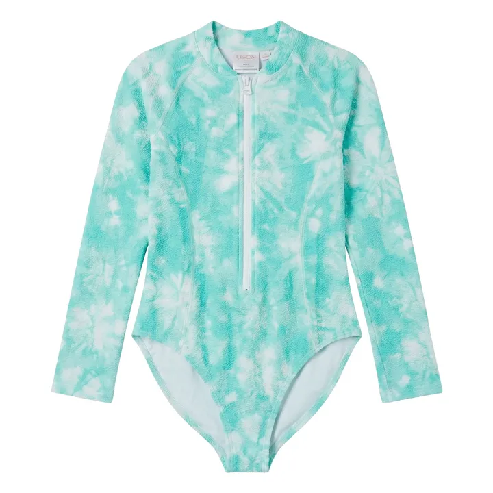 Maillot de Bain Anti-UV Taha'a Tie and Dye | Turquoise- Image produit n°0