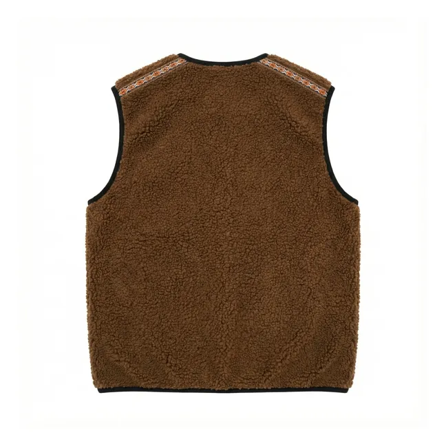 Giacca senza maniche Easy Sherpa | Marrone